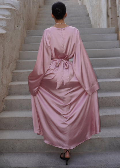 Amina Kaftan - Silky Pink